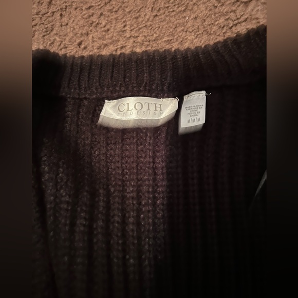 Black Knit Sweater - CLOTH by Design - Picture 4 of 4